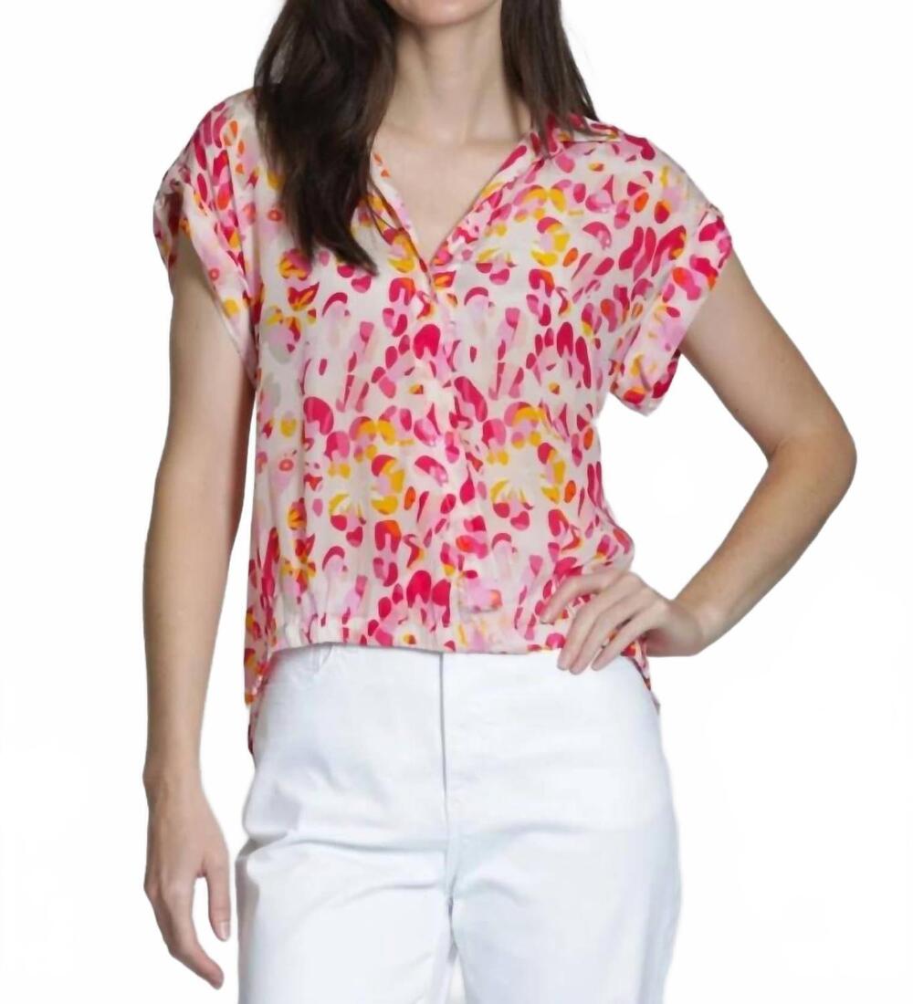 NEW APNY women's pullover wrap blouse in pink